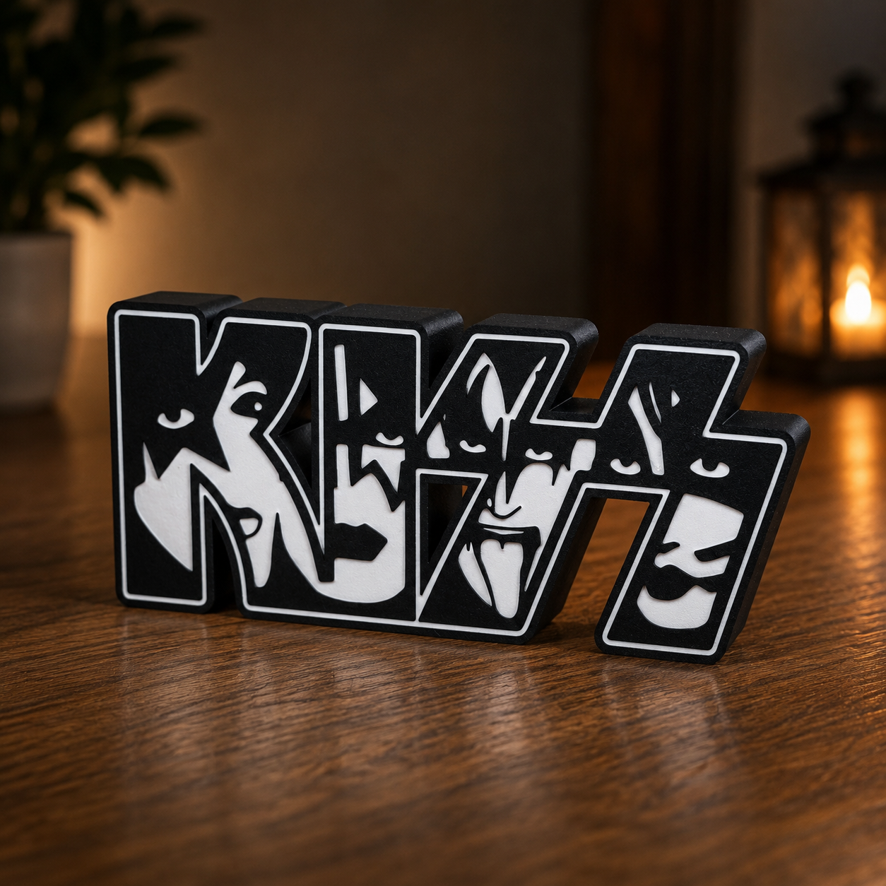 KISS – 3D LED Dekoschriftzug