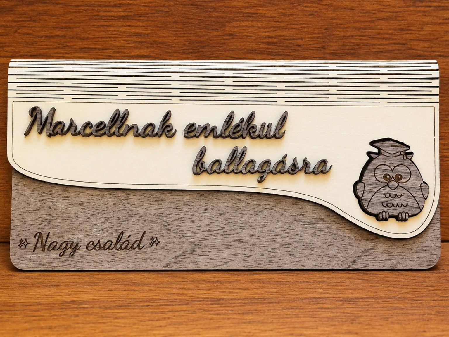 Personalisiertes Matura-Geldgeschenk mit Eule von Anita N.