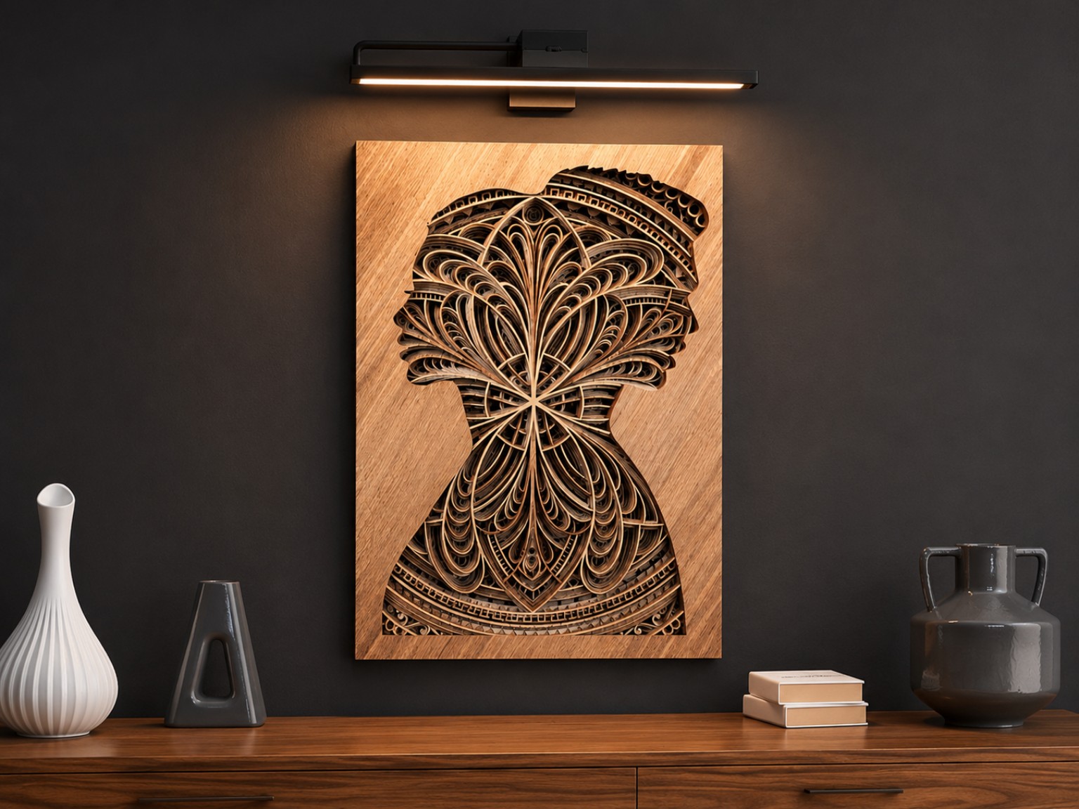Multilayer-Wandbild von Brigitte P.